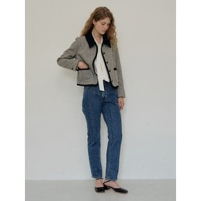 W Avery Wool Jacket_Gray Melange