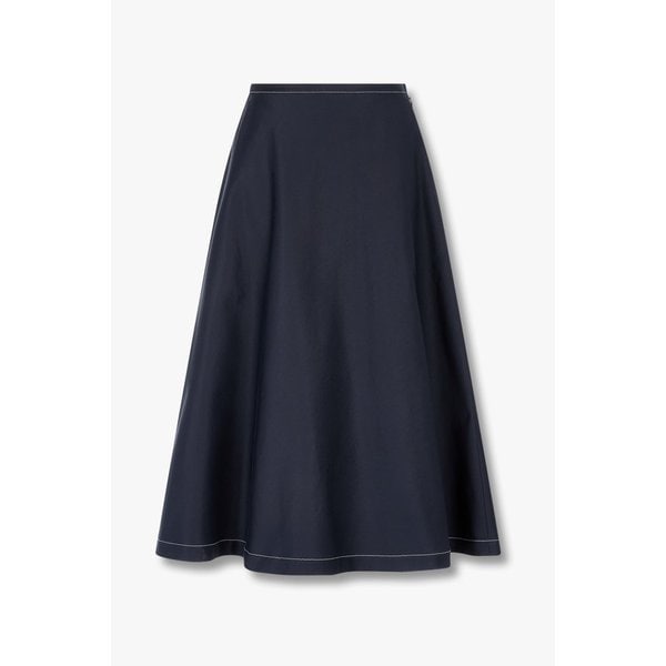 배색 스티치 백 밴딩 A라인 스커트 IA15235500147