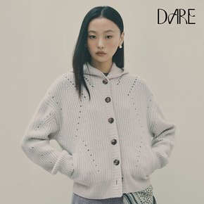 [런칭가 399,000원] 디아레 화이트캐시100 후드하찌 가디건