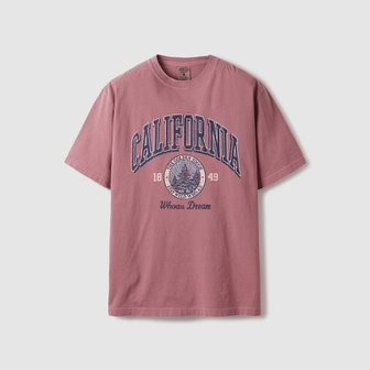 후아유 California Dyed Overfit T-Shirt  WHRPE2521U