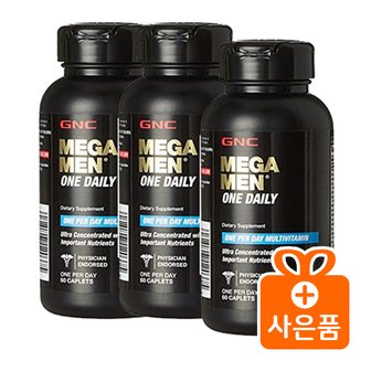 GNC [해외직구] 지앤씨 메가맨 종합비타민 원 데일리 60정 x3