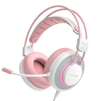 아이코다 앱코 N800 PINK 가상 7.1 진동 게이밍 헤드셋