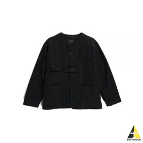 엔지니어드 가먼츠 Shooting Jacket A - Black Cotton Moleskin (23F1D061-