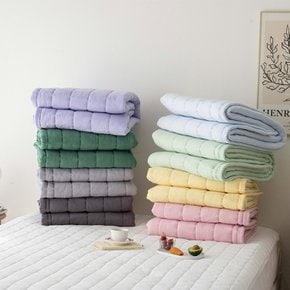 코튼캔디 소프트워싱 옥수수솜 패드 슈퍼싱글 퀸 2size