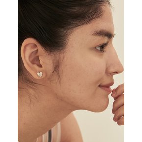 Daily heart silver925 Earrings