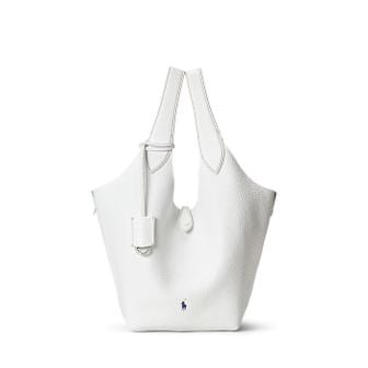 폴로 랄프 로렌 여성 폴로 플레이 레더 토트(WAPOBAG0G620430100)