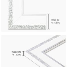 4x6 사진액자 앤틱화이트 가족웨딩인테리어탁상