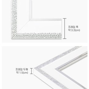 4x6 사진액자 앤틱화이트 가족웨딩인테리어탁상