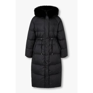 VOV 글로시 폭스 퍼 트림 다운 패딩 코트 7125417503199