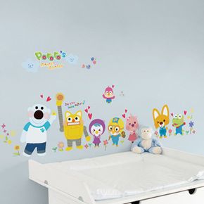 뽀로로 캐릭터 데코스티커 모음 WPORORO 9종