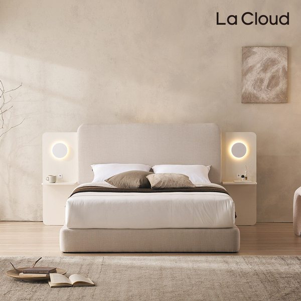 프리미엄 퀸시 호텔식 평상형 침대프레임 LK(라지킹) + 사이드패널2EA