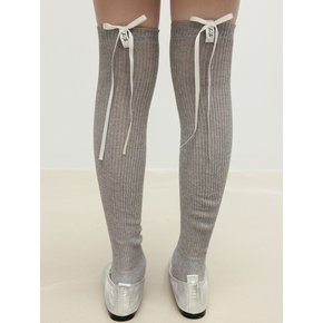 KNIT RIBBORN KNEE SOCKS_TT4W711GY