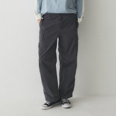 Wide Cotton Nylon Cargo Pants (U) WHTAE4933U