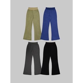 D. BASIC FLEECE BOOTS CUT PANTS - 4 COLOR