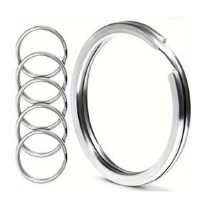 스텐 납작 키링 오링 열쇠고리 키링 수예용품 부자재 30mm (S45031893)