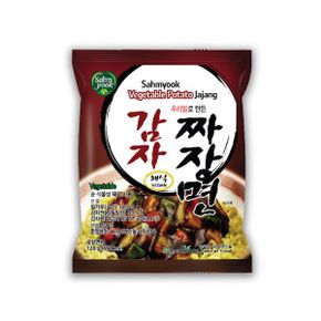 비건 라면 채식 짜장라면 Vegan 식품 삼육 우리밀 채식 감자짜장면 x 1박스(16봉)