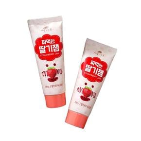 간편하게 짜먹는 튜브딸기잼 3팩 600g (1팩당 200g)