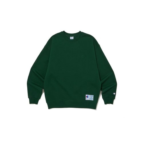 [23FW] [ASIA] Super Fleece 스웨트셔츠 (DARK GREEN) CKTS3F413E3