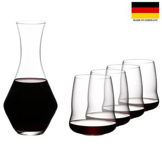  [해외직구] 리델 와인윙스 스템리스 윙스 보르도 디캔터 총 5입 세트 Riedel Winewings Stemless Wings Bordeaux Decanter