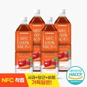 NFC 착즙 ABC주스 1L 4병