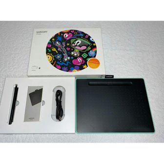  WACOM 펜 타블렛(피스타치오 그린) Wacom Intuos Medium 무선 CTL-6100WLE0