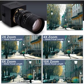 ELP 8MP USB 5-50mm 10X 2448P 30fps USB IMX179 USB USB 윈도우, 리눅스, 맥, 라즈베리