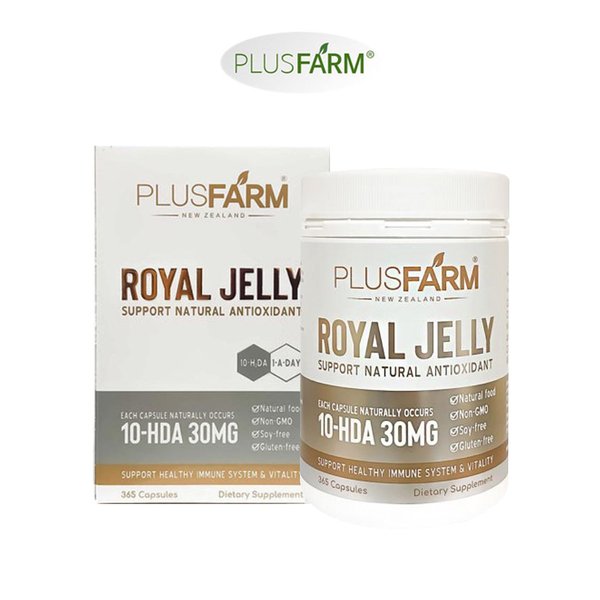 플러스팜 뉴질랜드 로얄젤리 10-HDA 30mg 365캡슐