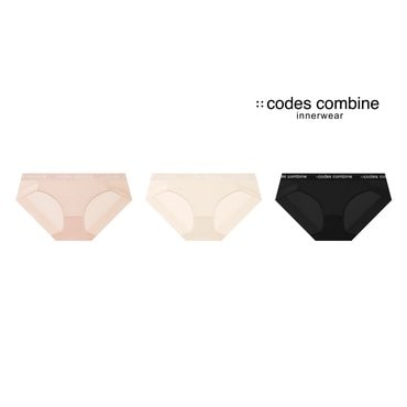 코데즈컴바인이너웨어 [코데즈컴바인 이너웨어]3종택1 여성 팬티(CEWBP161SK,CRM,BK)