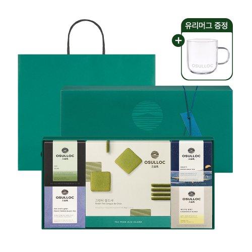 [베스트 상품][SSG단독] 티 블라썸 세트 (유리머그 증정)(지함+종이참&쇼핑백 포함)