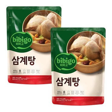 신세계라이브쇼핑 [CJ] 비비고 삼계탕 800g X 2개