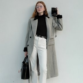 Cest_Minimal white straight pants