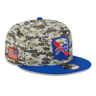 뉴에라 [해외] 997476 NFL [버펄로] 2023 Salute To Service 9FIFTY Hat Camo/Royal