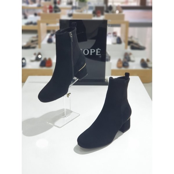 [시흥점] 여성 5센티 스판 콤비 앵클부츠 (711946301)