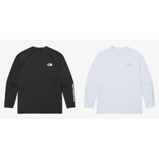 NT7TQ04 키즈 선실드 목 넥 롱 슬리브티 KS SUNSHIELD MOCK NECK L/S TEE