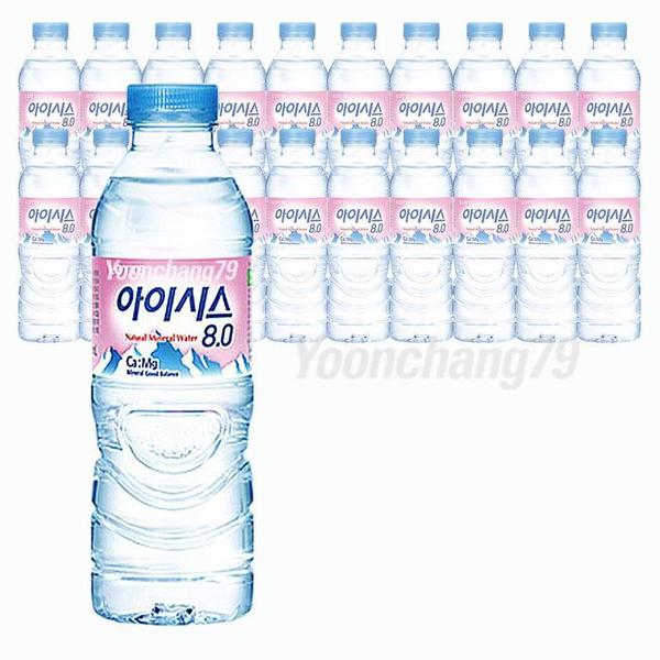 [롯데칠성음료] 롯데 아이시스 8.0 500ml 1박스(20개) 생수 물(1)