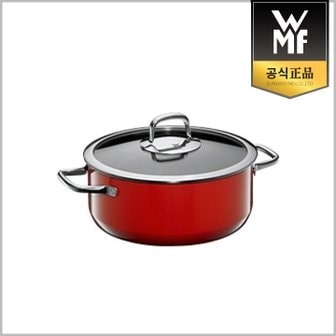 WMF 퓨전테크 컴팩트 레드 양수냄비 24cm (낮은형)