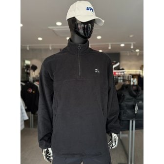 UFC SPORT [여주점] UFC 폴라텍 오버핏 하프집업 맨투맨 블랙 U2SWV3105