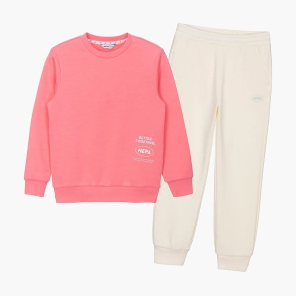 [부산점] KIF5955 마카롱 CP 기모 트레이닝세트