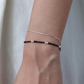 [Silver925] Basic knot bracelet (S6885324)