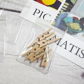 PVC 지퍼백 5x7cm 미니지퍼백 악세사리보관 구걸이보