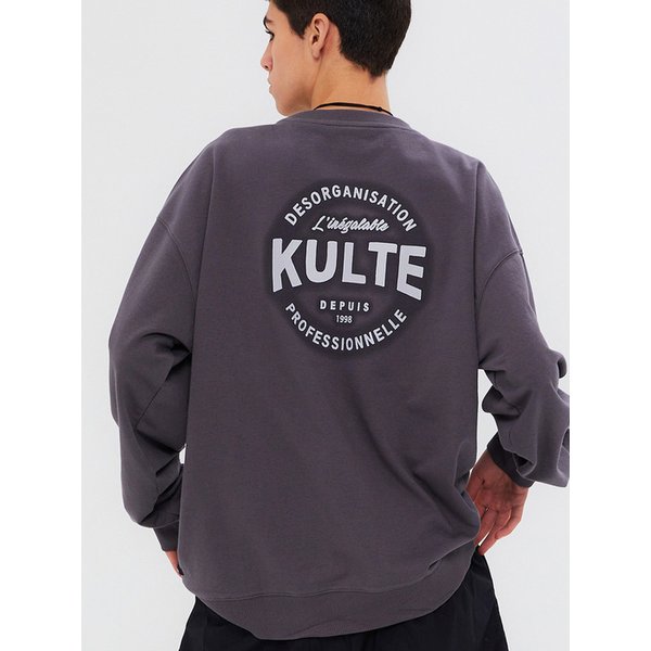 SOFT CIRCLE SKETCH CREWNECK GREY