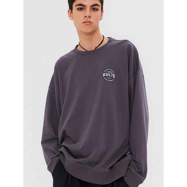 SOFT CIRCLE SKETCH CREWNECK GREY