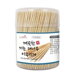 가는 대나무 원통 이쑤시개 650Px10개