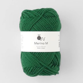 하라우루 knitworm 털실 메리노 M 병타 40g 약 80m 울 일본제 7. 그린