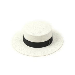 Black Line White Panama Hat 파나마햇