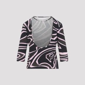 푸치 6UKM726U960 020 KHAKI PINK Pucci LS Knit Top