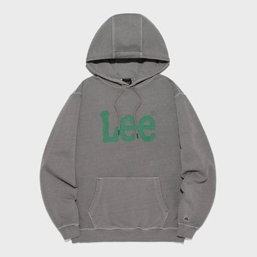 LEE 빅 트위치 로고 다잉 후드 베이지 LE2501HD11PB
