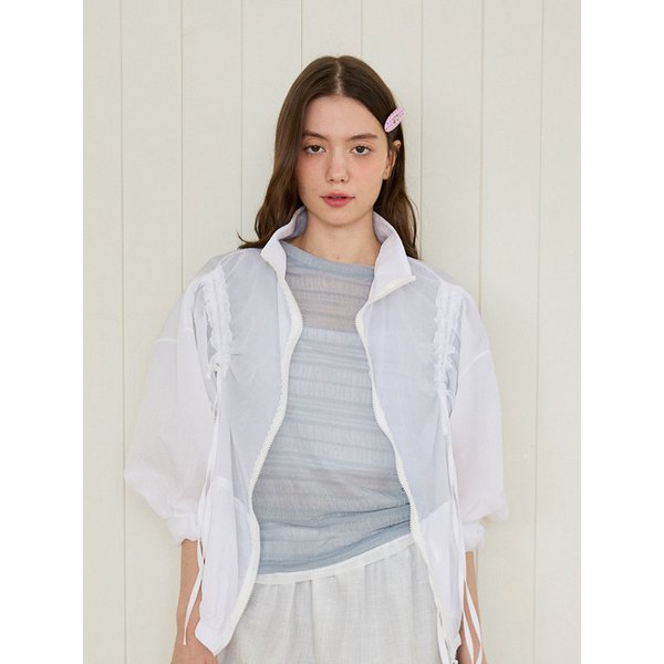 BLOSSOM STRING WIND BREAKER_IVORY