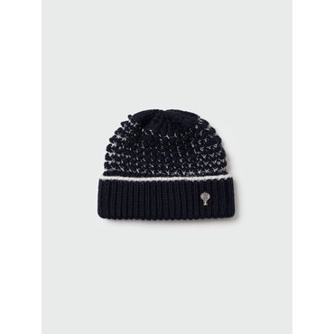 EENK XEEY Beanie - Navy/Ivory