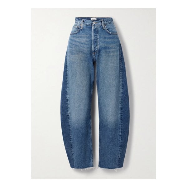 루나 프레이 하이라이즈 배럴 진 미드 데님 46376663162898690